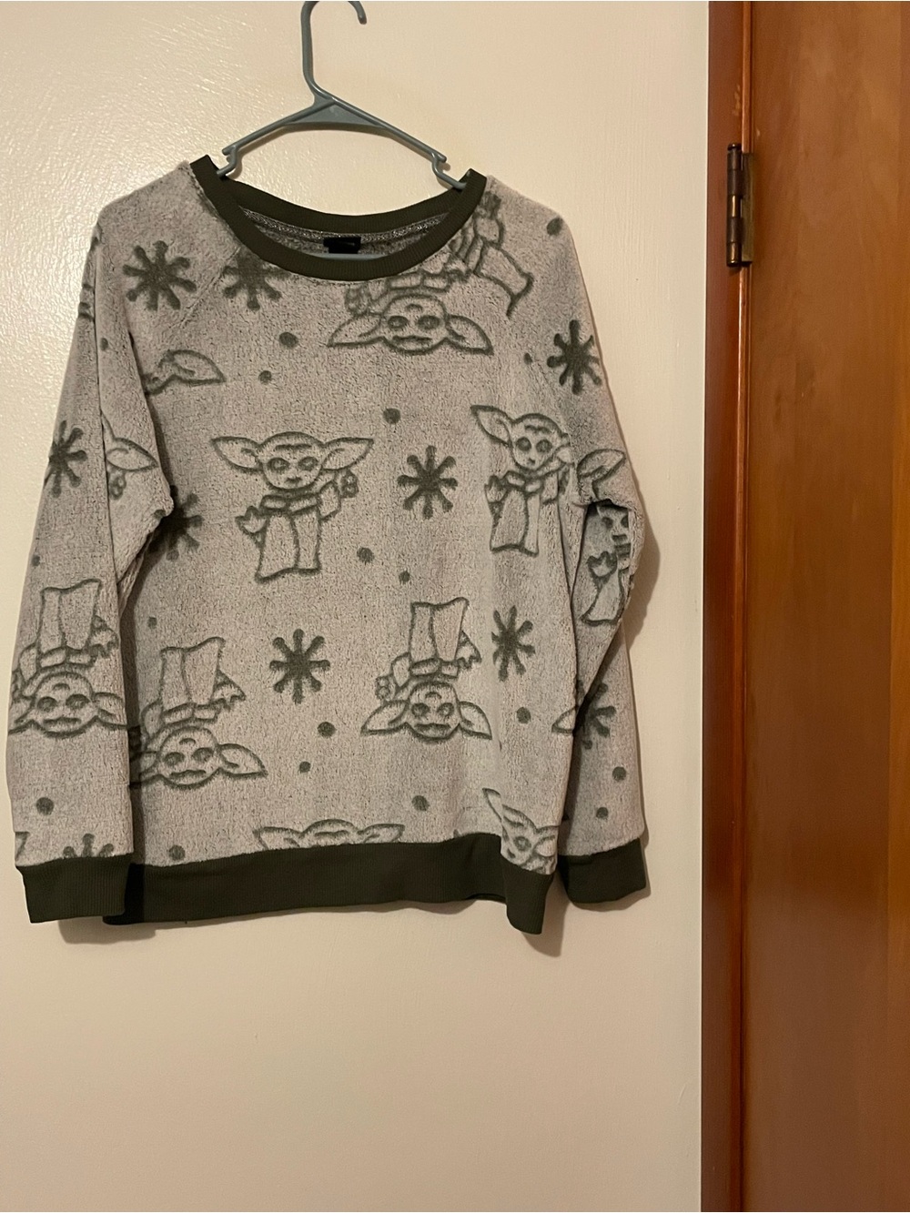 Star Wars Gray Crewneck Sweater with Dark Trim